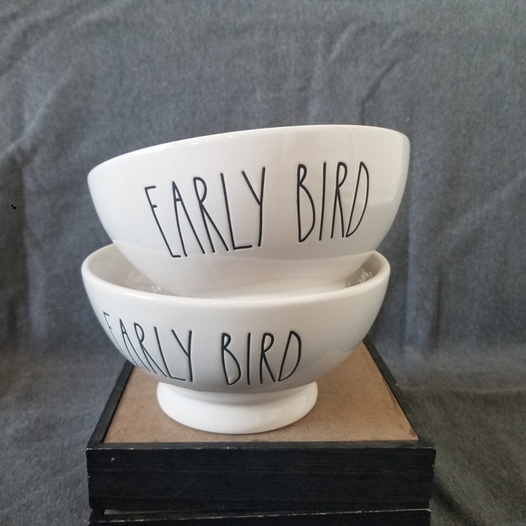 Rae Dunn Other - Rae Dunn EARLY BIRD Bowls Set of 2 BNWT